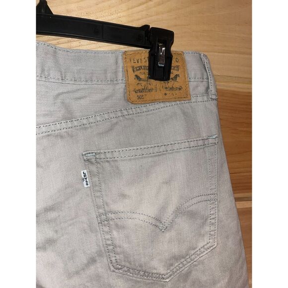 Men's Levi's 505 Beige Pants - Picture 5 of 6